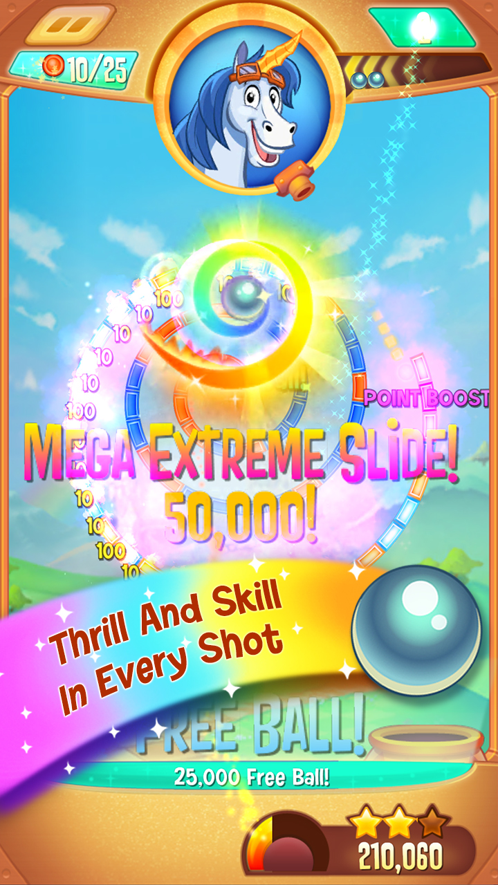 Official Peggle Blast colorful peg board preview